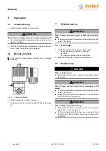 Предварительный просмотр 8 страницы Stübbe 6014 Series Operating Manual