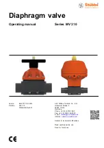 Preview for 1 page of Stübbe MV 310 Series Operating Manual