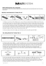 Preview for 8 page of STUCCHI MULTISYSTEM Series Instructions Manual