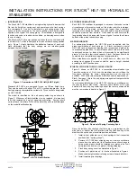 Preview for 1 page of Stucki HS-7-100 Installation Instructions