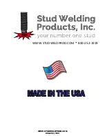 Предварительный просмотр 17 страницы stud welding products StudPro LiteXI Operator'S Manual