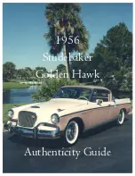 Studebaker Golden Hawk 1956 User Manual предпросмотр