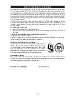 Предварительный просмотр 5 страницы Studebaker SB3500 Owner'S Manual