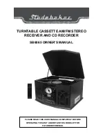 Studebaker SB6065 Owner'S Manual preview