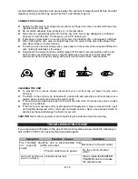 Preview for 15 page of Studebaker SB6085 Owner'S Manual