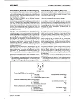 Preview for 3 page of Studer A523 MK4 Operating And Service Instructions