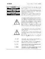 Preview for 3 page of Studer D827 MCH Operating Instructions Manual