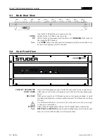 Preview for 39 page of Studer OnAir 1500 Operating Instructions Manual