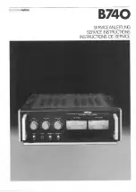 Предварительный просмотр 2 страницы Studer Revox B740 Service Instructions Manual