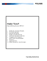 Предварительный просмотр 1 страницы Studer Vista 9 Operating Instructions Manual