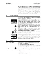 Предварительный просмотр 5 страницы Studer Vista 9 Operating Instructions Manual