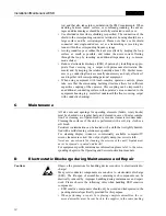 Preview for 6 page of Studer Vista Operating Instructions Manual