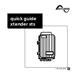 Studer xtender xts Quick Manual preview