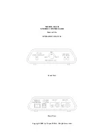 Preview for 1 page of Studio Box GI-101 Operator'S Manual