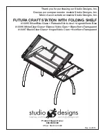 Предварительный просмотр 1 страницы Studio Designs 017342100954 Assembly Instructions Manual