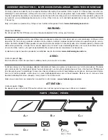 Предварительный просмотр 2 страницы Studio Designs 017342710528 Assembly Instructions