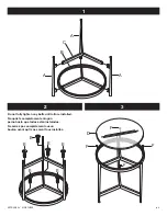 Preview for 3 page of Studio Designs HOME ESTRADE 74002 Assembly Instructions