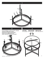 Preview for 3 page of Studio Designs HOME ESTRADE 74004 Assembly Instructions