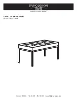 Studio Designs HOME LINTEL 72010 Assembly Instructions preview