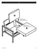 Preview for 7 page of Studio Designs HOME LINTEL ARMCHAIR 72029 Assembly Instructions Manual