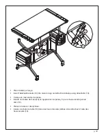 Предварительный просмотр 12 страницы Studio Designs PRO CRAFT STATION 13245 Assembly Instructions Manual