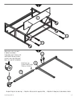 Предварительный просмотр 8 страницы Studio Designs Sew Ready 13385 Assembly Instructions Manual