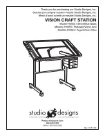 Studio Designs Vision Craft Station 10053 Assembly Instructions Manual предпросмотр