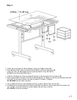 Preview for 11 page of Studio Designs Vision Craft Station 10053 Assembly Instructions Manual