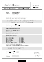 Предварительный просмотр 17 страницы STUDIO DUE 1811 User Manual