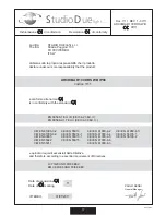 Preview for 17 page of STUDIO DUE ARCHI BAR 100 DRS User Manual