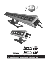 STUDIO DUE Archi bar 150 User'S And Operator'S Manual preview