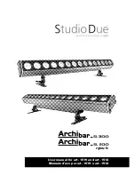 Предварительный просмотр 1 страницы STUDIO DUE ARCHIBAR-SL200 User Manual