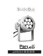 STUDIO DUE PAR LED 100 1506 User Manual предпросмотр