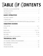 Preview for 3 page of Studio Electronics ATC-X Operation Manual