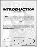 Preview for 6 page of Studio Electronics ATC-X Operation Manual