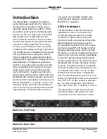 Preview for 5 page of Studio Technologies 46A User Manual