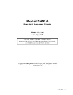 Studio Technologies 5401A User Manual preview