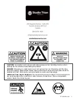 Preview for 1 page of Studio Titan STA 01-360 Manual