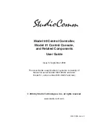 StudioComm 35 Talent Amplifier User Manual preview