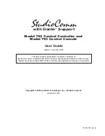 StudioComm Dante 792 User Manual preview