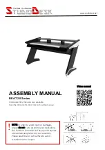 Предварительный просмотр 1 страницы StudioDesk BEAT 2.0 Series Assembly Manual