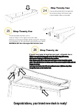 Предварительный просмотр 9 страницы StudioDesk Enterprise Series Assembly Manual