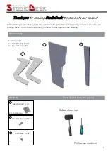 Предварительный просмотр 2 страницы StudioDesk KEYBLLWHB05 Assembly Manual