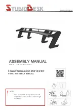 StudioDesk PLXXLBL Assembly Manual preview