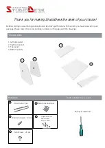 Preview for 2 page of StudioDesk RCWH01 Assembly Manual