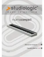 Предварительный просмотр 1 страницы Studiologic numa compact Operation Manual