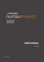 Preview for 1 page of Studiologic Numa X Piano 73 User Manual