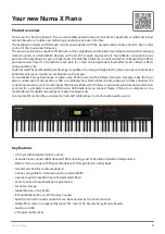 Preview for 4 page of Studiologic Numa X Piano 73 User Manual