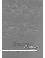 Предварительный просмотр 12 страницы Studiologic SL-990 XP Manual Instructions