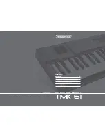 Preview for 1 page of Studiologic TMK-61 Instruction Manual